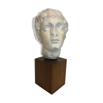 Statue buste homme romain
