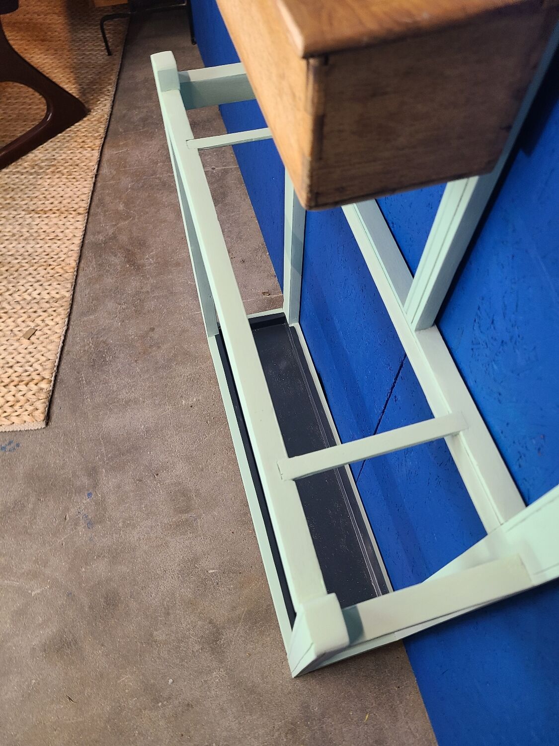 Restored 1950s coat rack