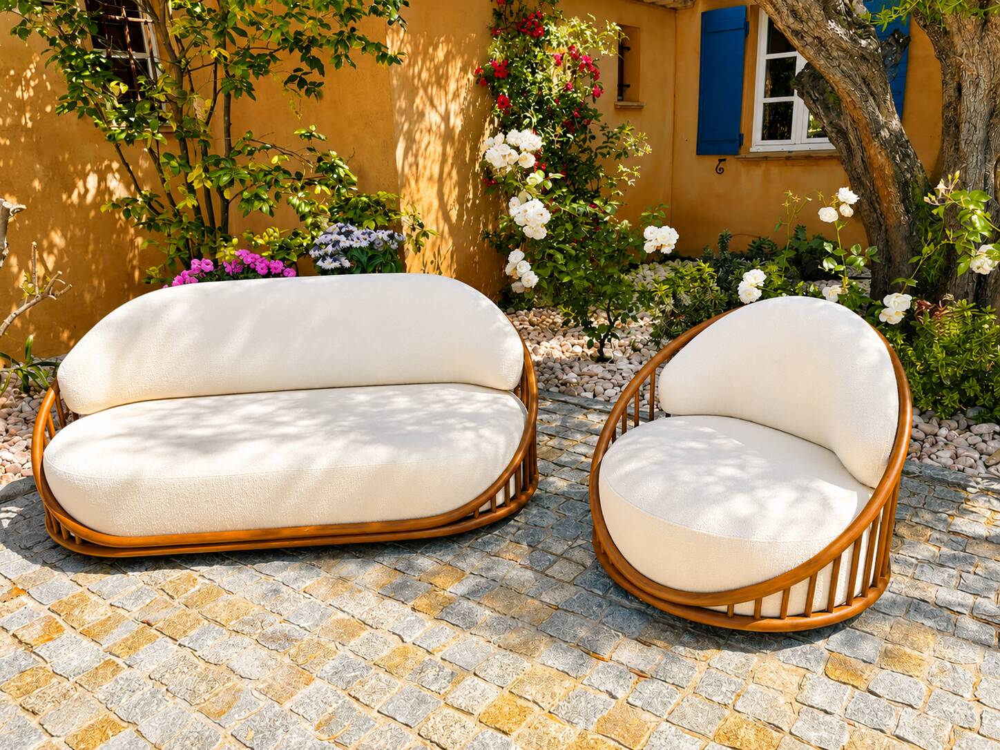 Salon outdoor Expormim Cask – design Norm Architects
