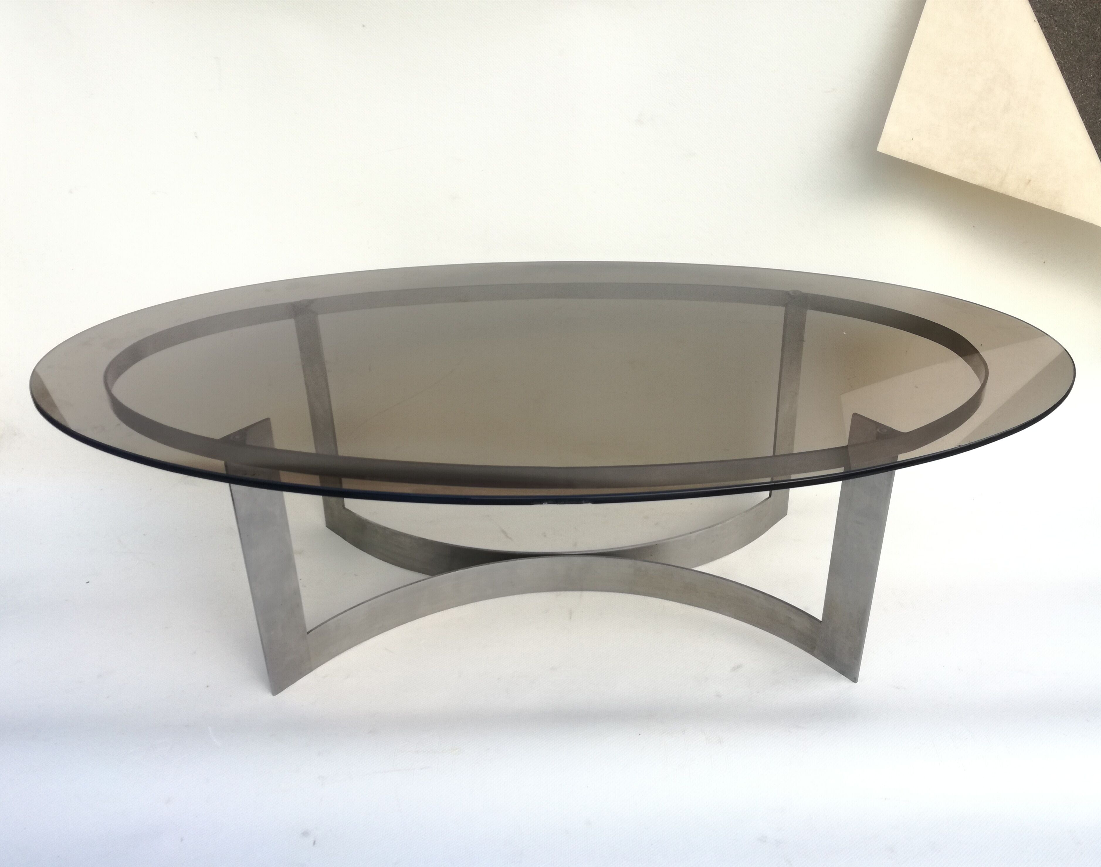 Egg-shaped coffee table 1970