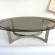 Egg-shaped coffee table 1970