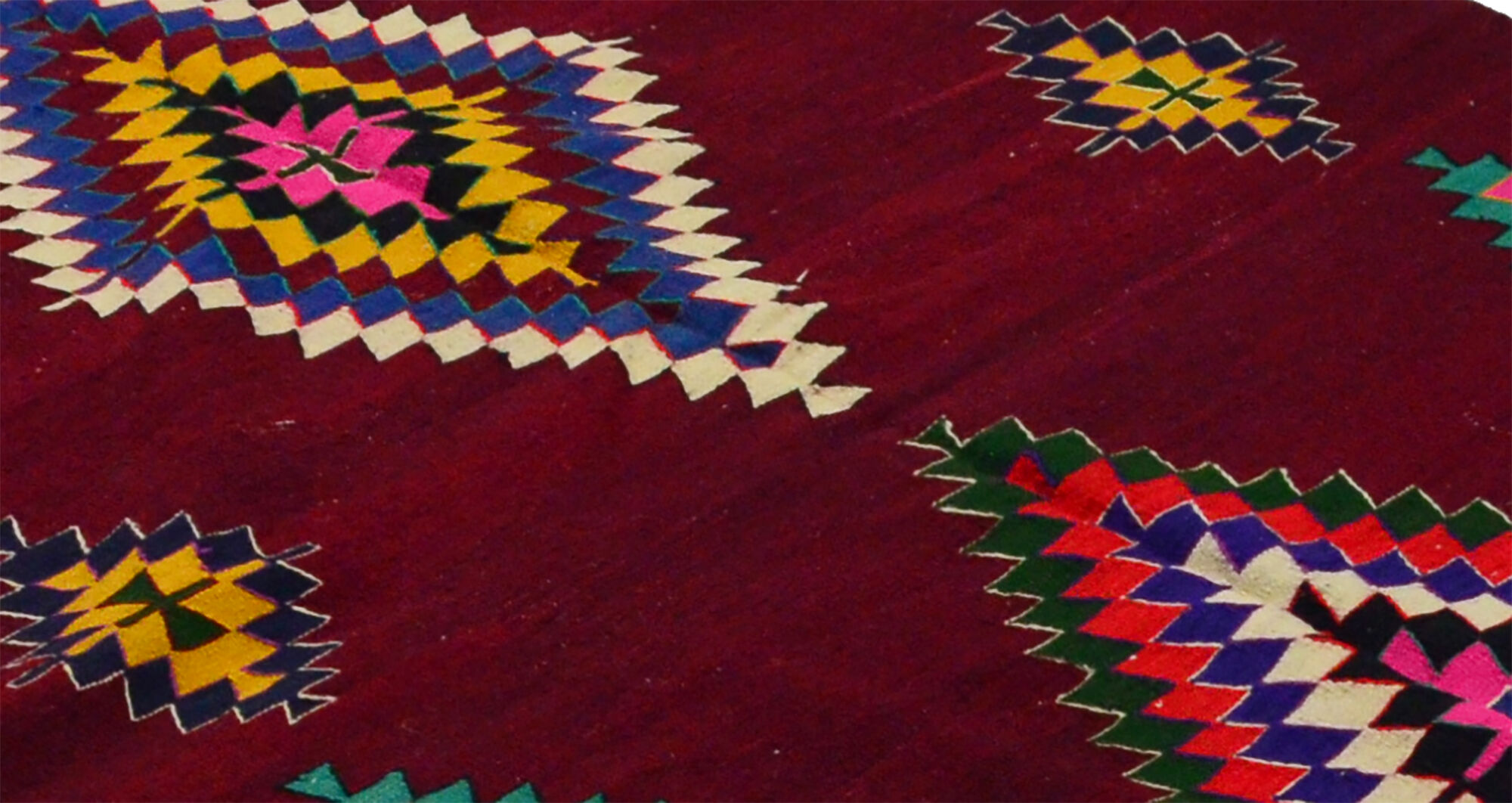 Anatolian handmade kilim rug 340 cm x 164 cm