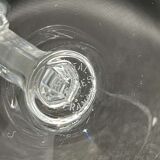 Series of 10 champagne flutes in Sèvres crystal Niagara model of the 50s