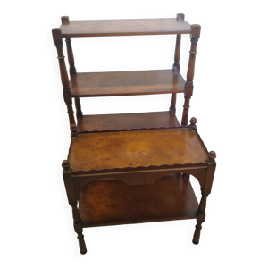 Étagère en bois exotique