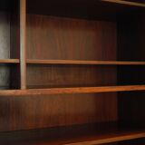 Mahogany bookcase, Danish design, 1970s, manufacturer: Omann Jun