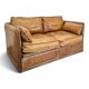 Roche Bobois 80s 2-seater leather sofa