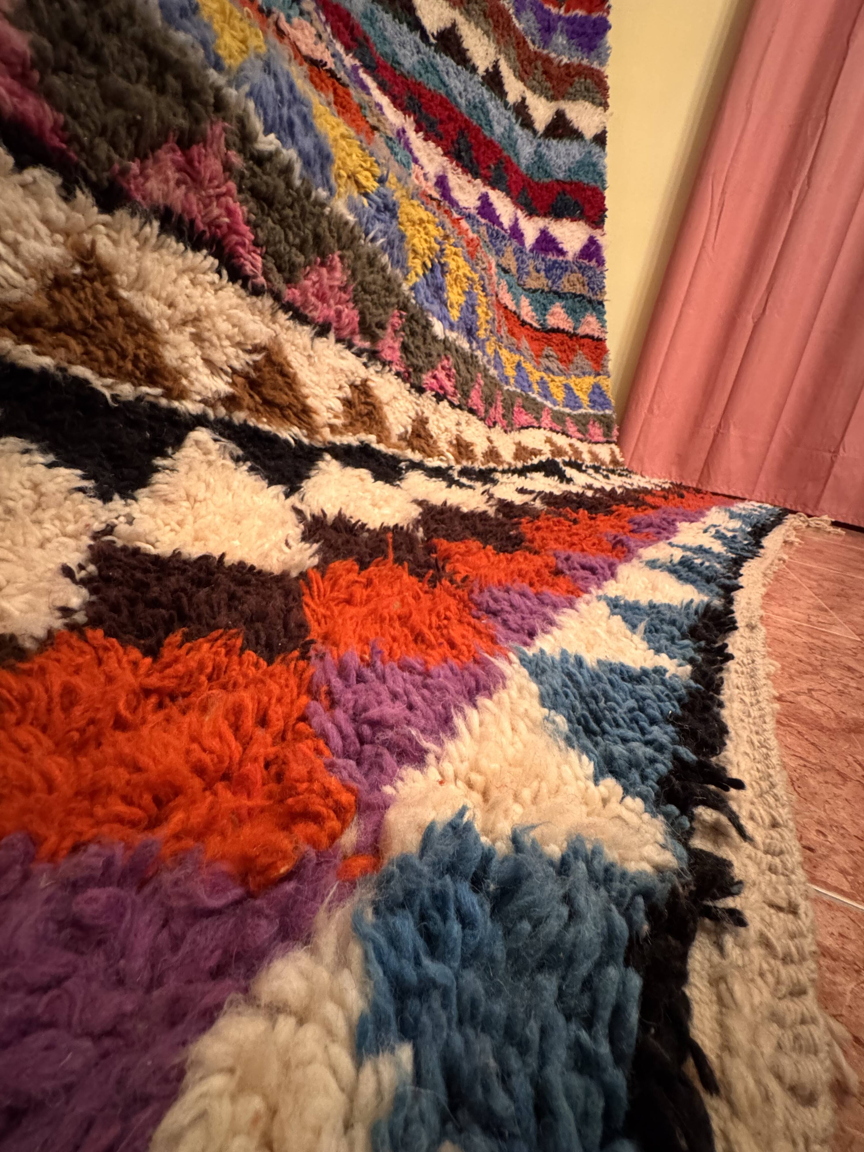 Handmade Berber wool rug 300X200 cm