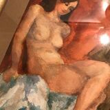 Aquarelle , nu de Madeleine Charles