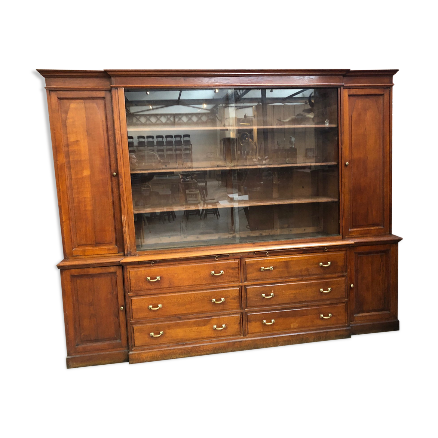 Former haberdashery in early twentieth oak furniture