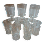 9 verres à pied vintages