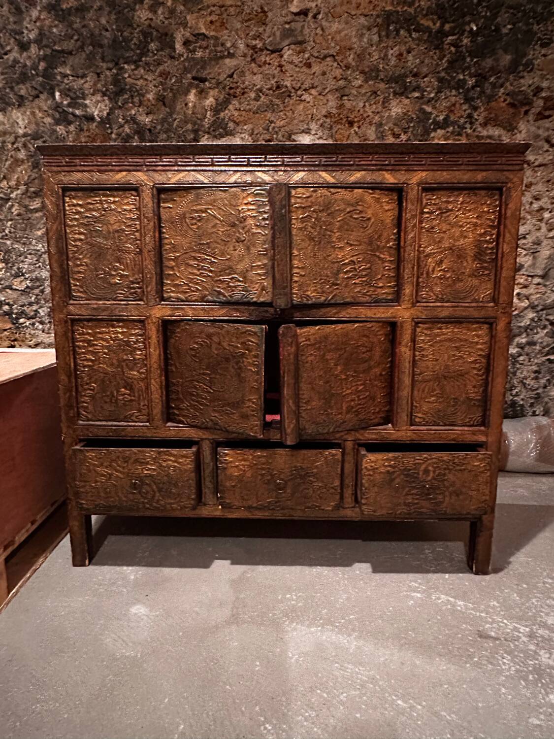 Ancient Tibetan commode