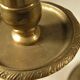 Three-light candlestick in gilded bronze