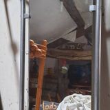 Aluminum floor coat rack