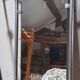 Aluminum floor coat rack
