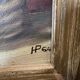Oil on cardboard still life with fruit and saucepan HP 1964