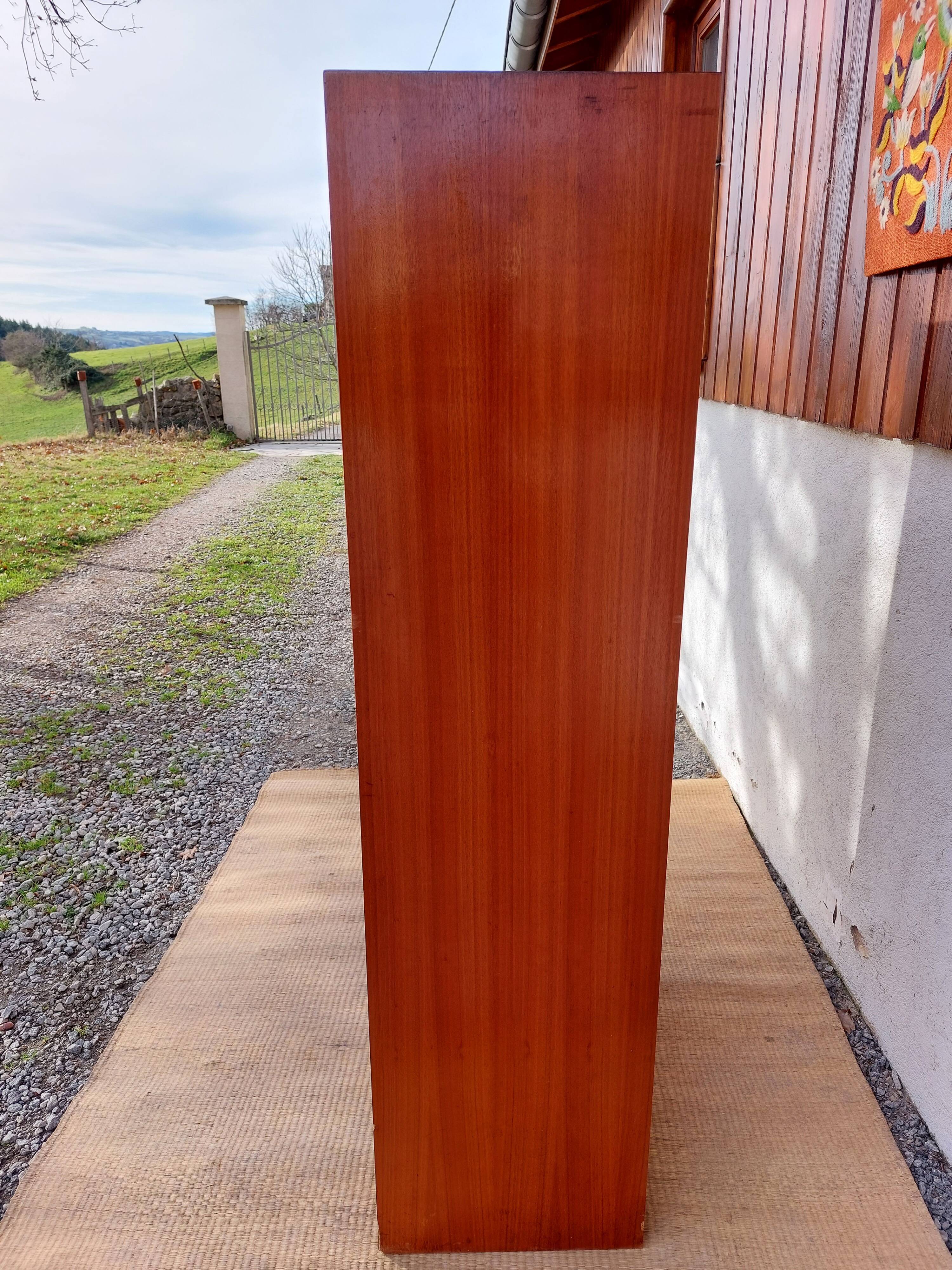 curtained filing cabinet