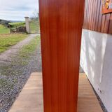 curtained filing cabinet