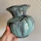 Blue lava style vase Vallauris