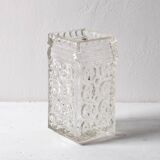 Mid-Century Pressed Glass Vase by Adolf Matura, Czech Repulic / 1970