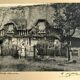 Georges lefebvre, old cottage, black and white photo, circa 1930. signed in ink