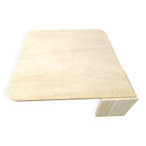 Table basse en travertin