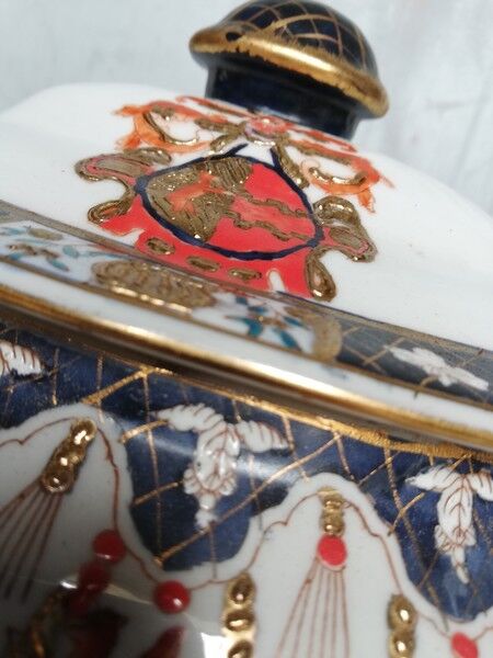 China East India Company + mark - soupiere + 19th dish