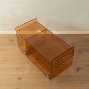 1970s Space Age acrylic Hi-Fi Rack, Michel Dumas, vintage