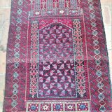 Ancient oriental prayer mat. ( 143 x 92 )