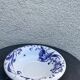 Hollow dish in enameled ceramic bird pattern hand painted Portugal numbered