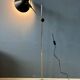 Lampadaire vintage noir réglable dans le style de Hoogervorst