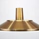 XL Danish copper pendant lamp 1970s