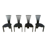 Chaises totem de Torstein Nislen pour Westnofa, 1980