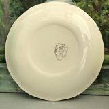 Flat plates stamped saline France