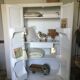 Antique Parisian 3-door wardrobe