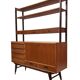 Vintage Wall Unit Bookcase Sweden Teak Design