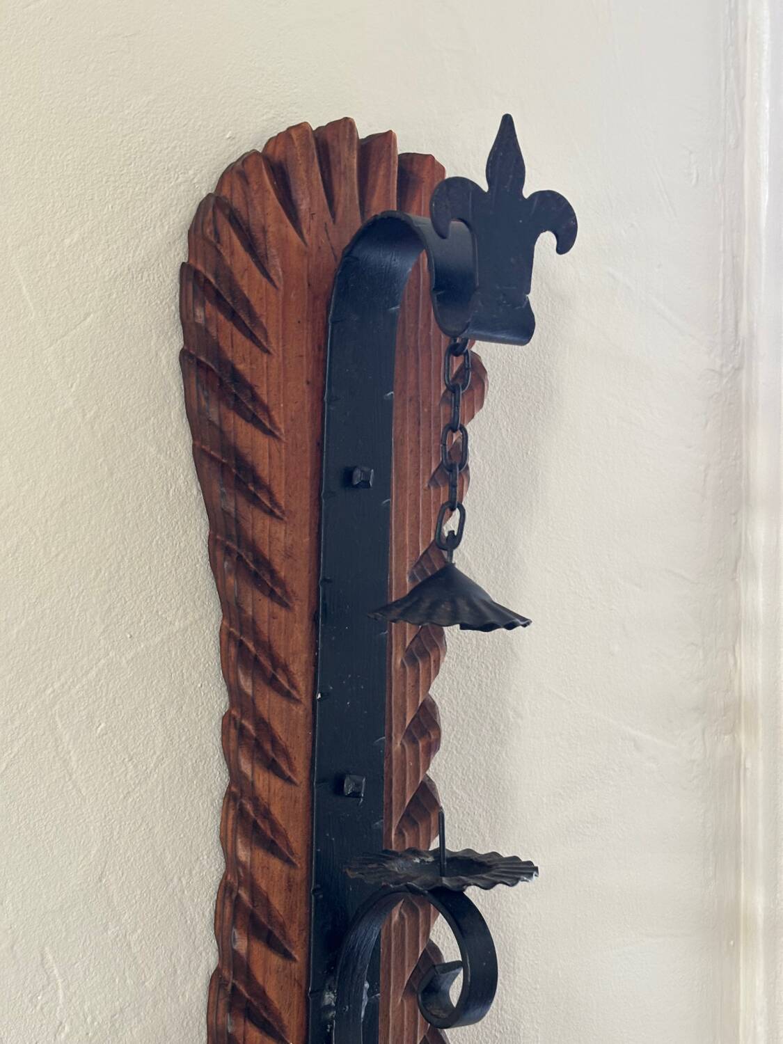 Brutalist wall candlestick