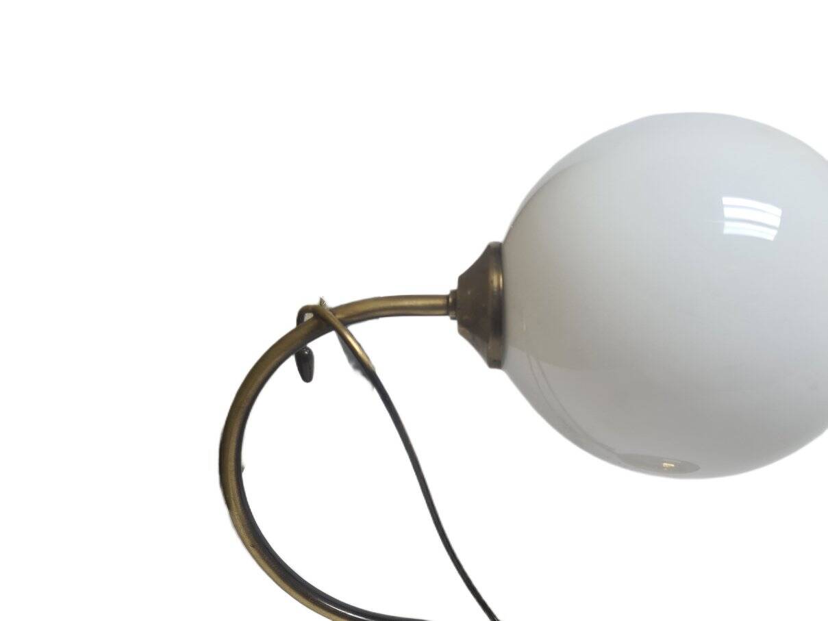 Art Deco metal wall lamp, Poland, 1950s