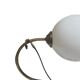 Art Deco metal wall lamp, Poland, 1950s