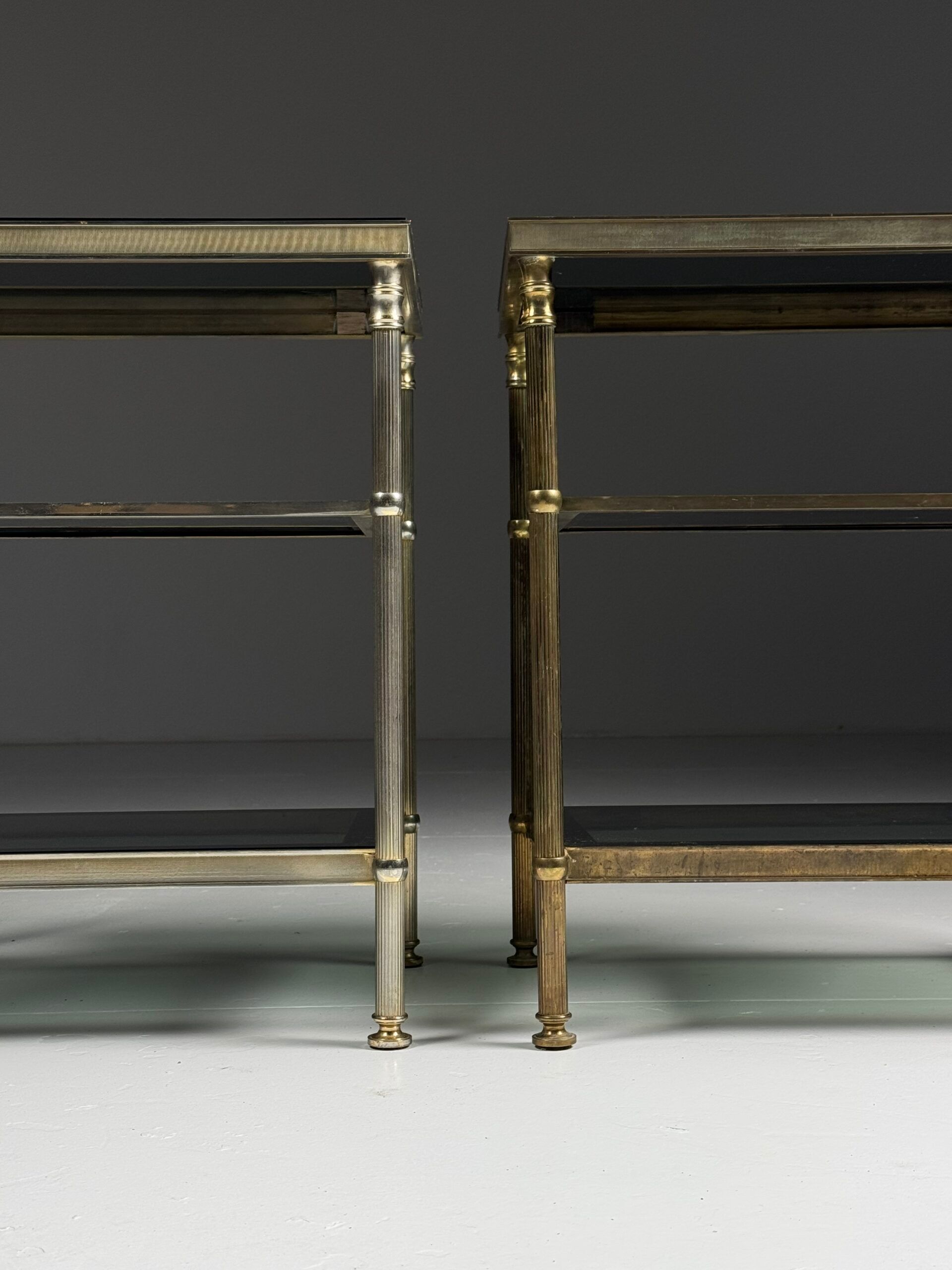 Metal side tables 1960s-70s