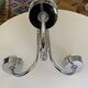 Large chrome metal Space Age chandelier