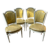 Suite of 4 Louis XVI style chairs