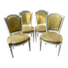 Suite de 4 chaises de style Louis XVI