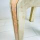 Table vintage en marbre Maitland Smith Hollywood Regency années 1980