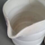 Pair of antique Gien porcelain pitchers