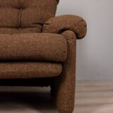 Paire de fauteuils années 70 en tissu mod. Coronado design Afra & Tobia Scarpa