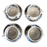 4 Villeroy and Boch cups and saucers