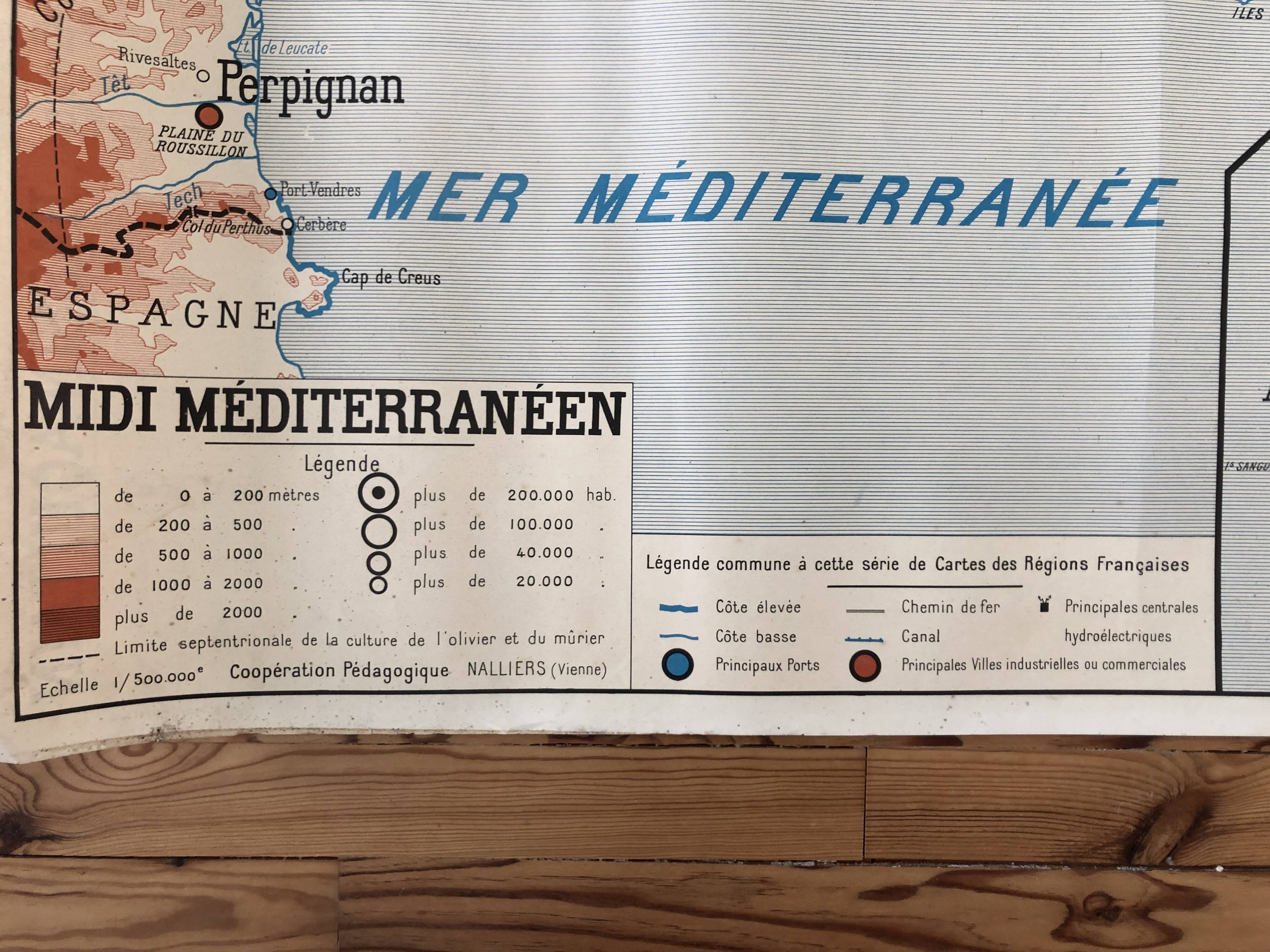 School poster Mediterranée/Aquitaine