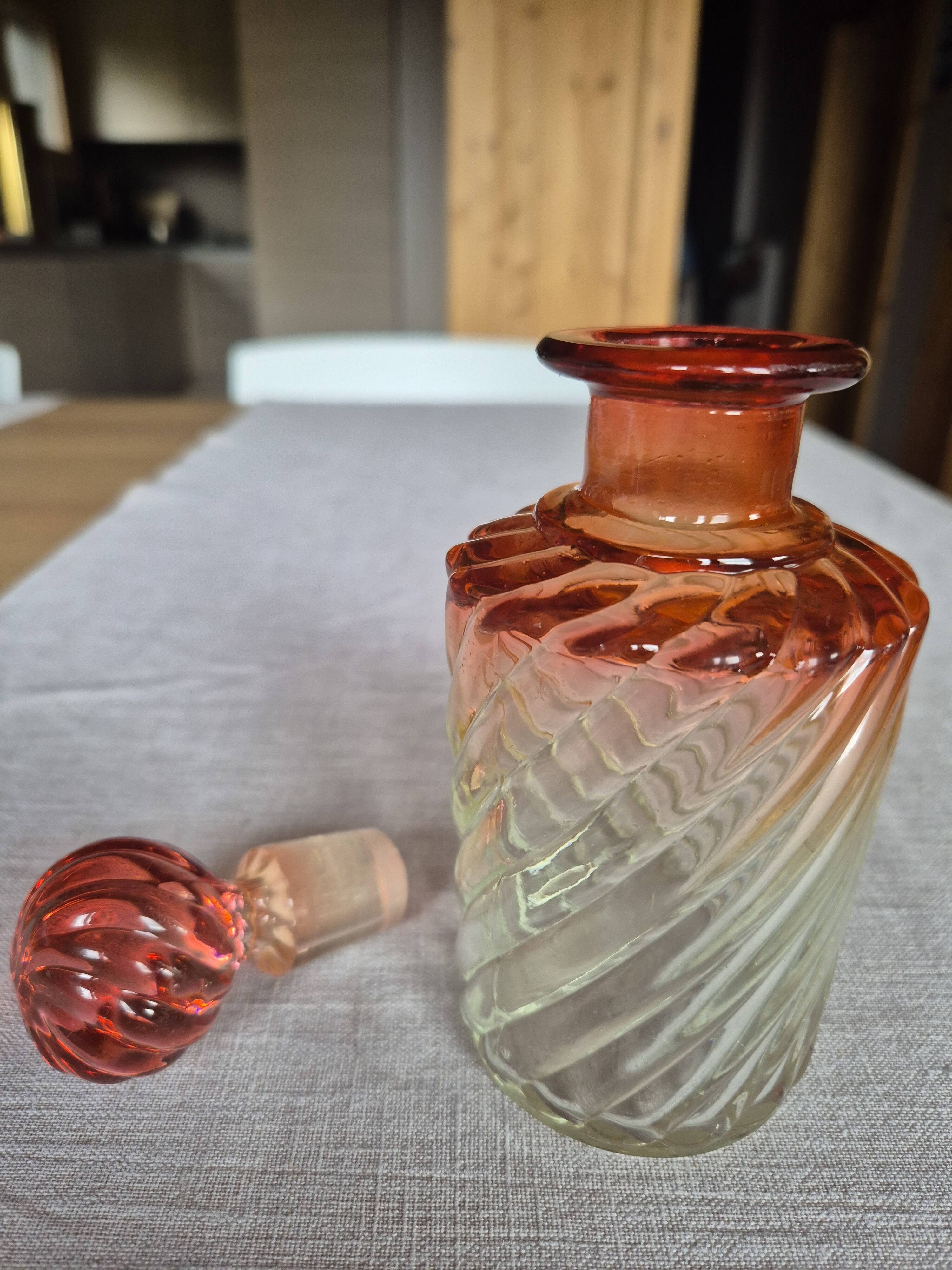 Flacon bambou en cristal