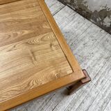 Solid elm coffee table Maison Regain