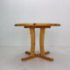 Round Solid Pinewood Dinning Table, 1970's Denmark